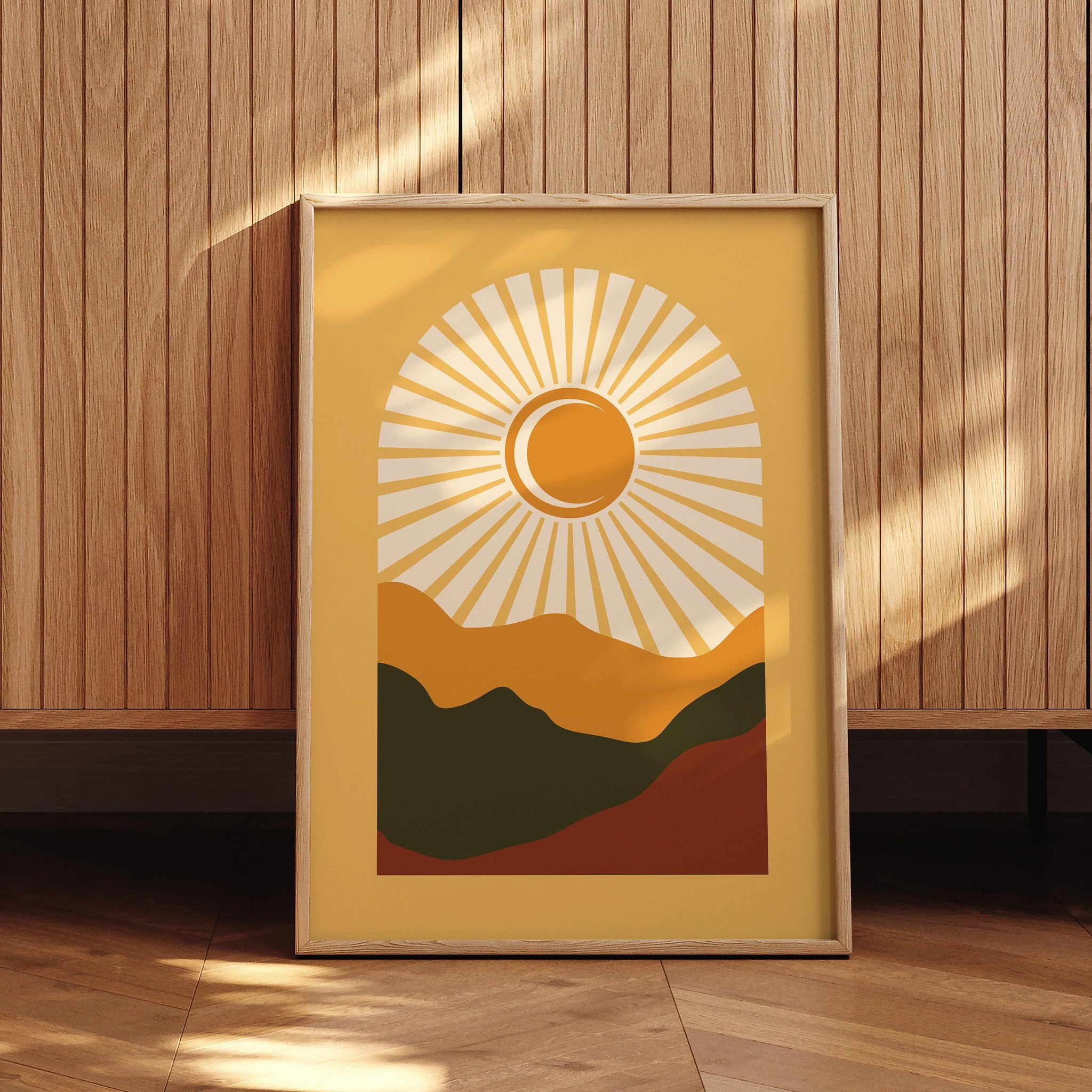 Golden Hour Glow-psoter-wall_art-decor-The Poster Square